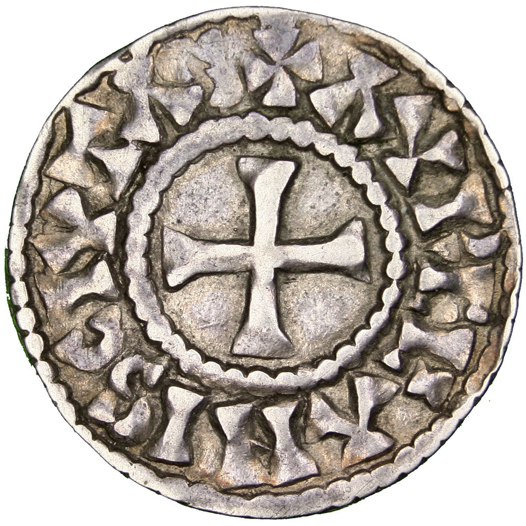 FRANCE, Denarius, Orléans, AU(50-53), Silver, 1.40