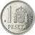 Munten, Spanje, Juan Carlos I, Peseta, 1986, ZF+, Aluminium, KM:821