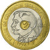 Moeda, França, Pierre de Coubertin, 20 Francs, 1994, EF(40-45), Trimetálico