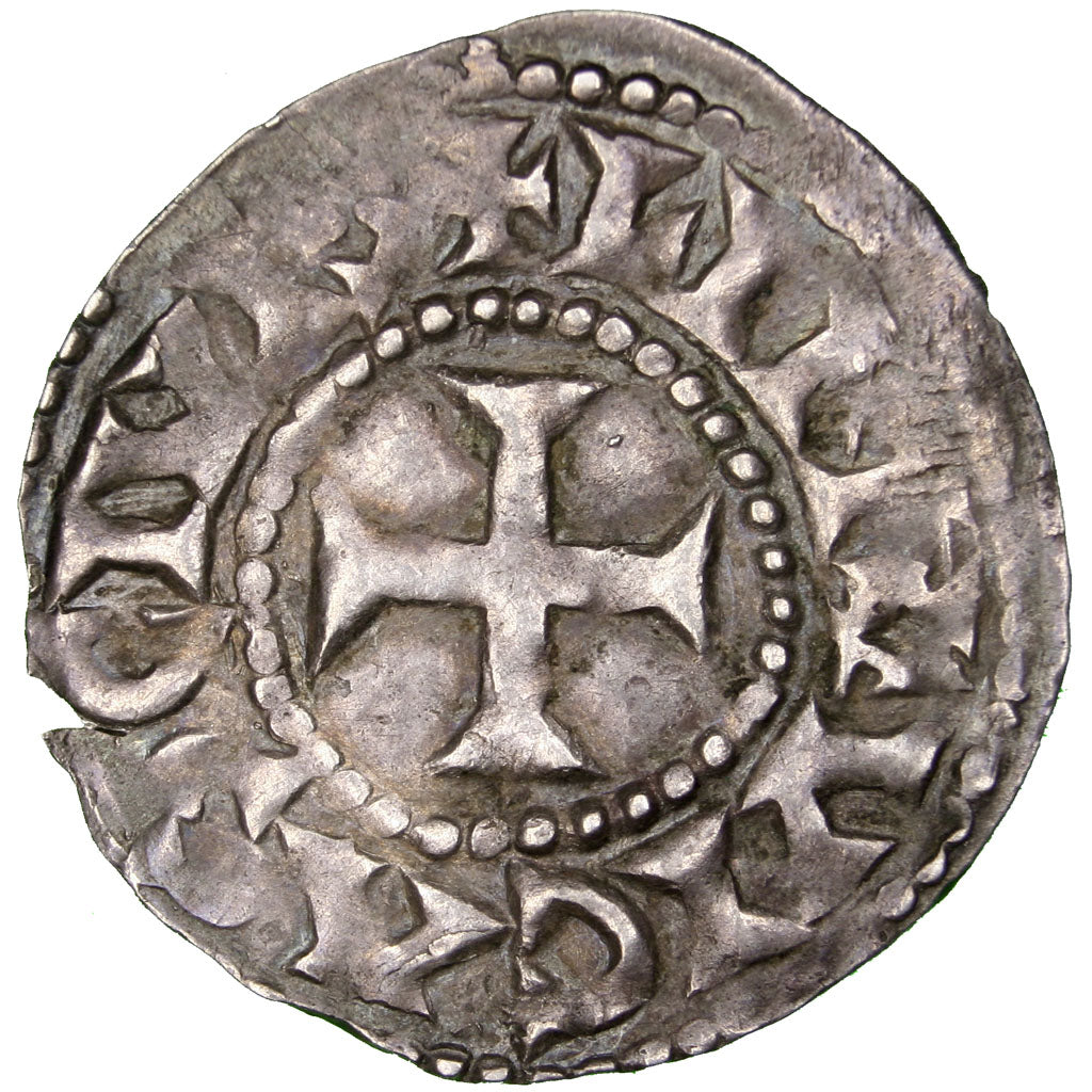FRANCE, Denarius, Limoges, AU(50-53), Silver, Prou #779, 1.47
