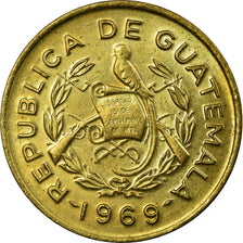Moeda, Guatemala, Centavo, Un, 1969, MS(60-62), Latão, KM:265