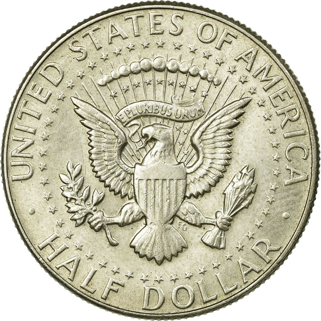 Coin, United States, Kennedy Half Dollar, Half Dollar, 1965, U.S. Mint
