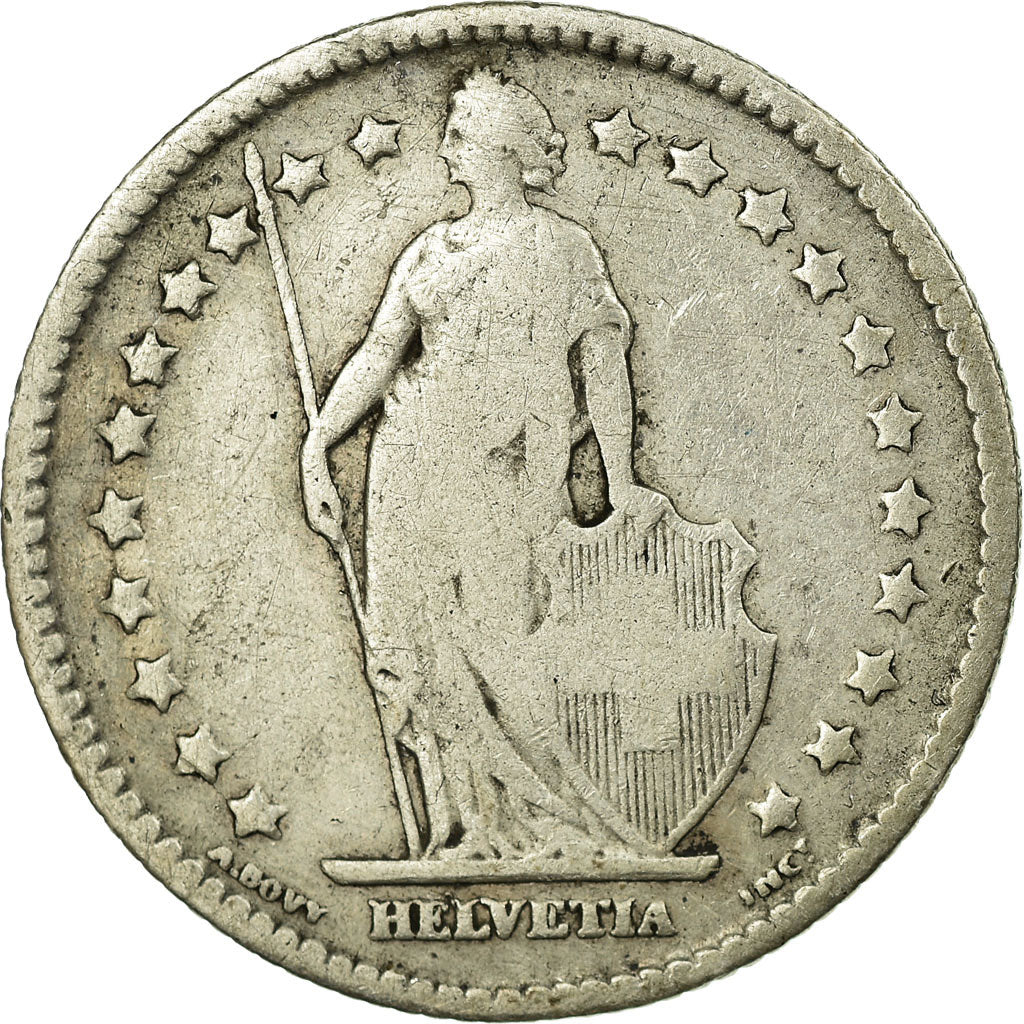 Coin, Switzerland, Franc, 1899, Bern, VF(20-25), Silver, KM:24