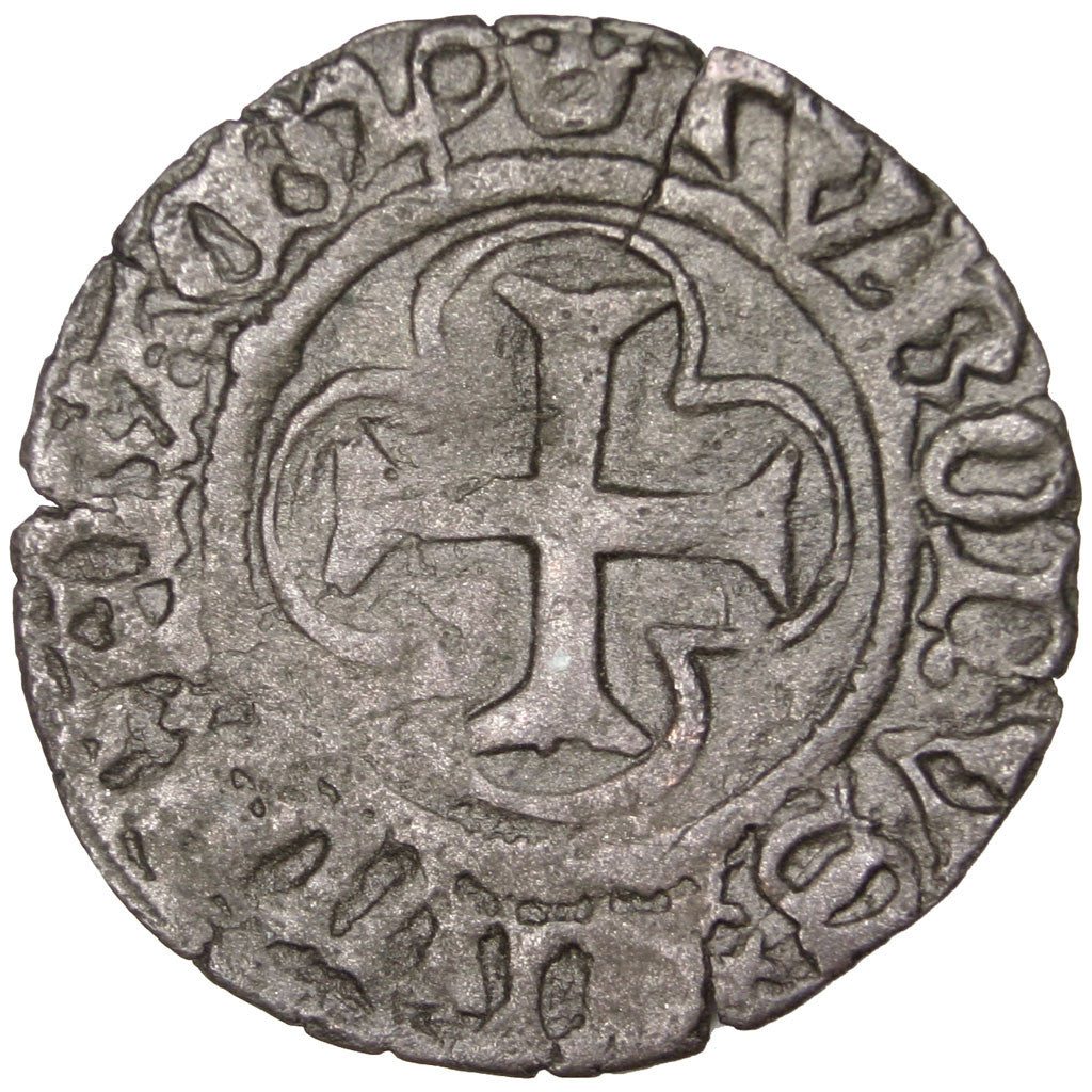 Coin, France, Denier Tournois, Rouen, EF(40-45), Billon, Duplessy:605