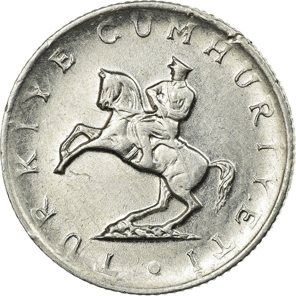 Coin, Turkey, Lira, 1983, EF(40-45), Aluminum, KM:962.2