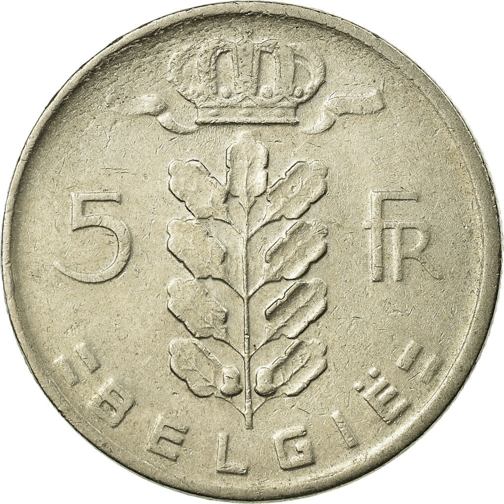 Münze, Belgien, 5 Francs, 5 Frank, 1964, S+, Copper-nickel, KM:135.1