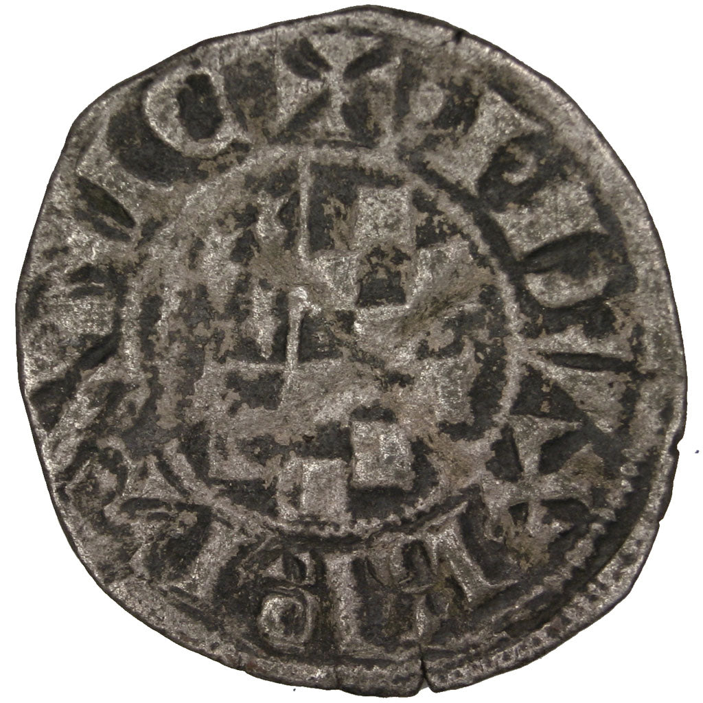 FRANCE, Denarius, Nantes, EF(40-45), Billon, 1.02