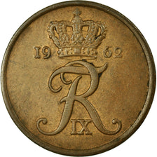 Coin, Denmark, Frederik IX, 5 Öre, 1962, Copenhagen, EF(40-45), Bronze