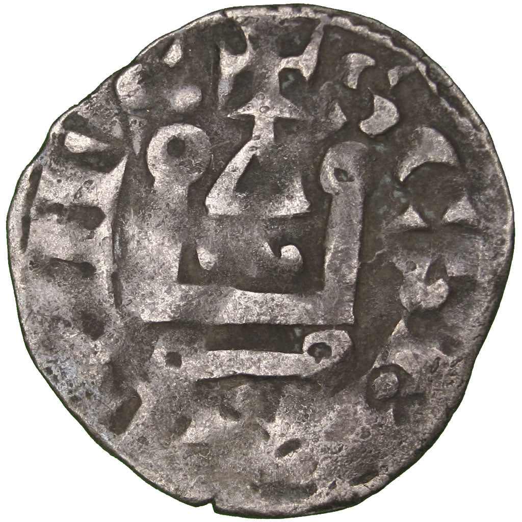 FRANCE, Denarius, Saint-Martin de Tours, VF(30-35), Silver, 1.03