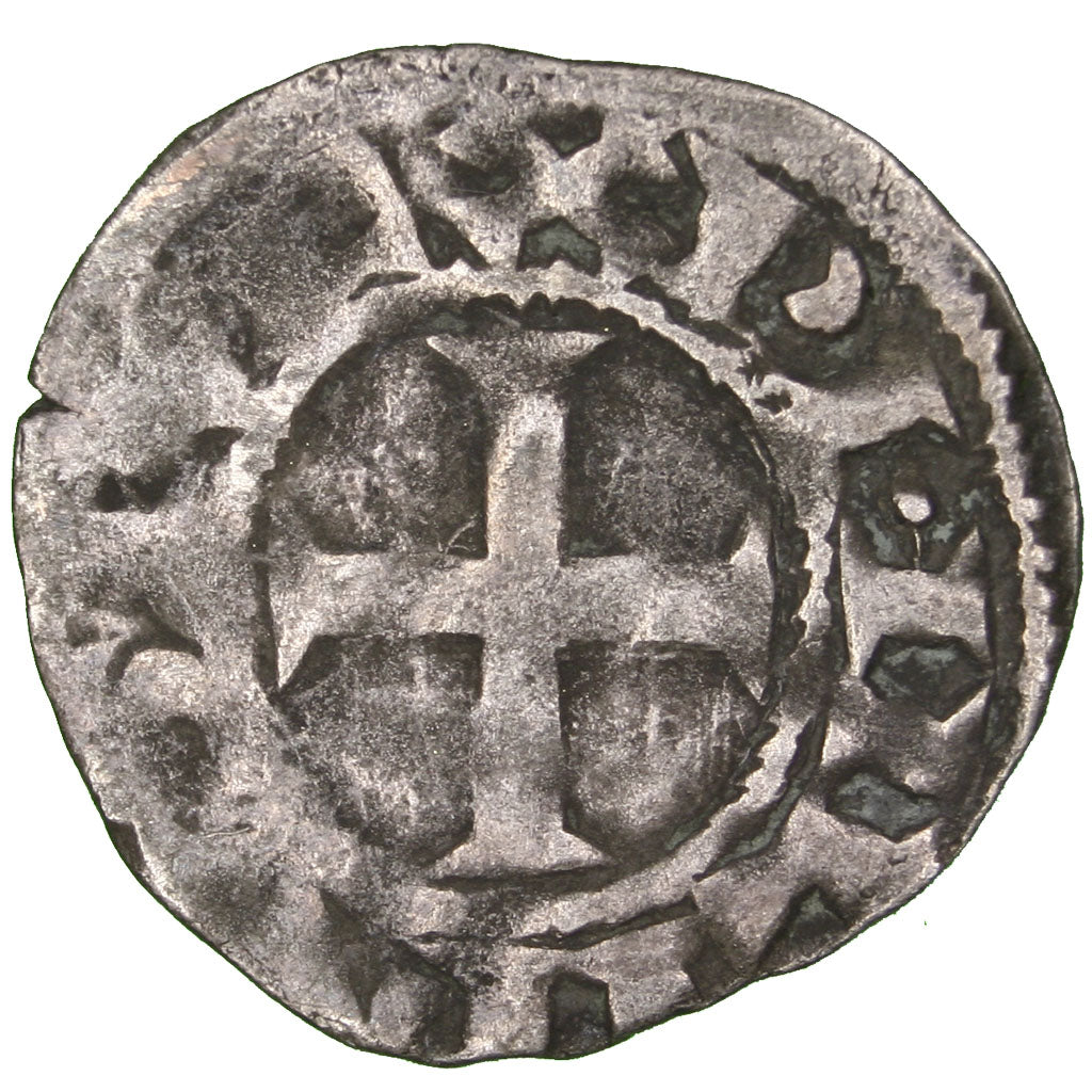 FRANCE, Denarius, Saint-Martin de Tours, VF(30-35), Silver, 1.03