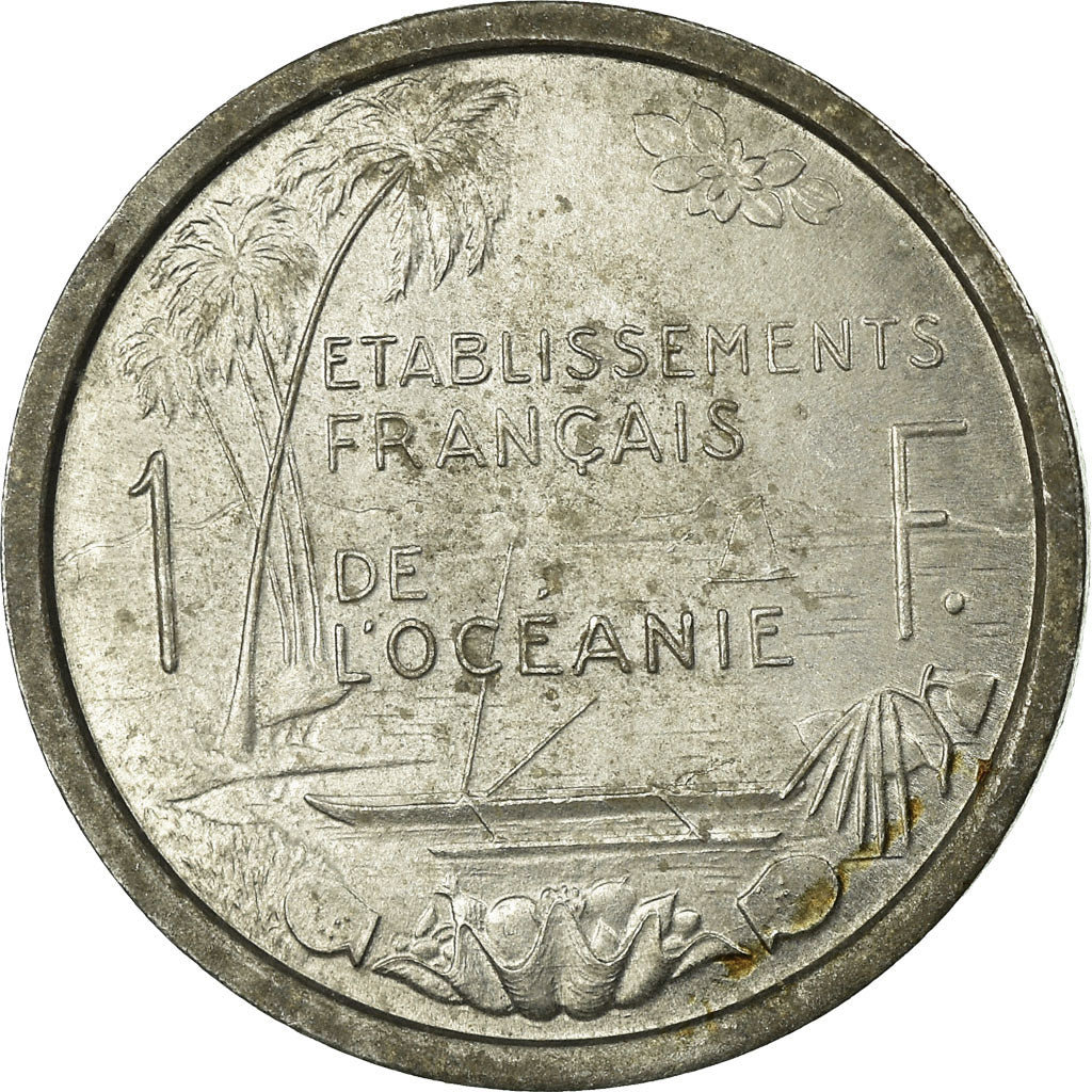 Monnaie, FRENCH OCEANIA, Franc, 1949, TTB, Aluminium, KM:2