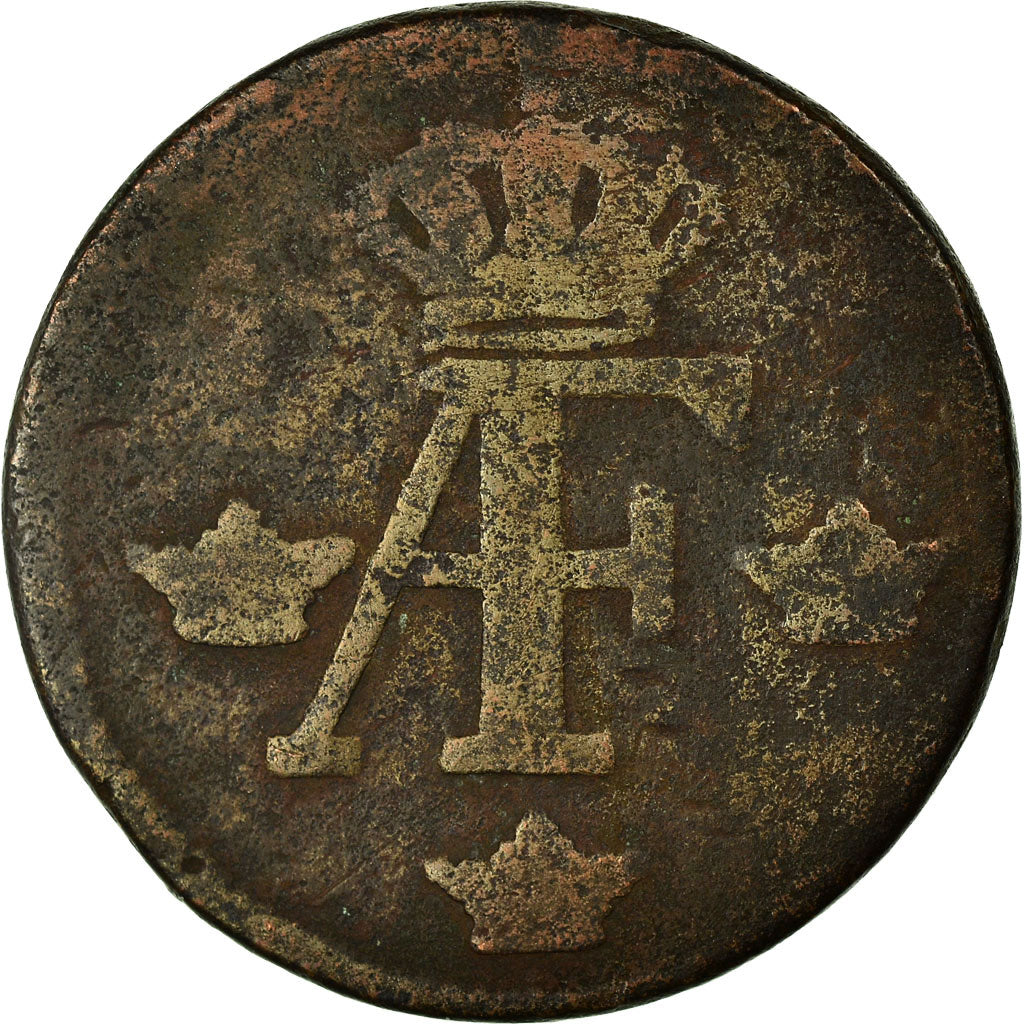 Moneta, Svezia, Adolf Frederick, Ore, S.M., 1759, B+, Rame, KM:460