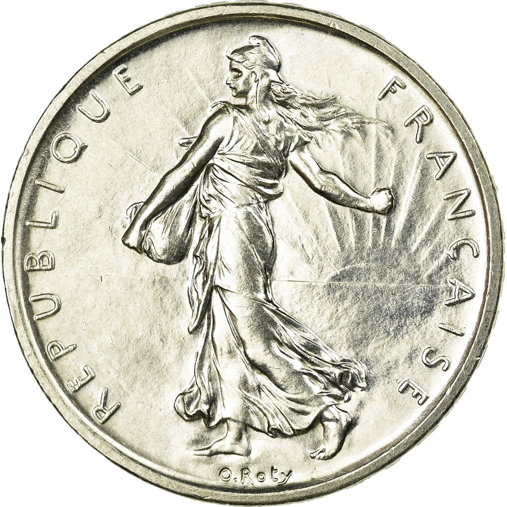 Munten, Frankrijk, Semeuse, 5 Francs, 1960, PR, Zilver, KM:926, Gadoury:770