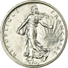 Munten, Frankrijk, Semeuse, 5 Francs, 1960, PR, Zilver, KM:926, Gadoury:770
