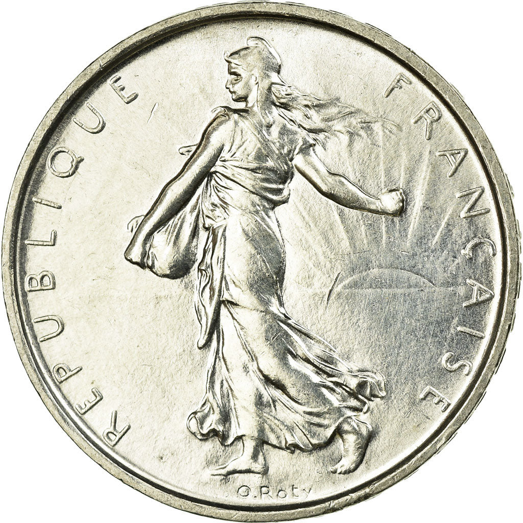 Moneta, Francia, Semeuse, 5 Francs, 1965, SPL-, Argento, KM:926, Gadoury:770