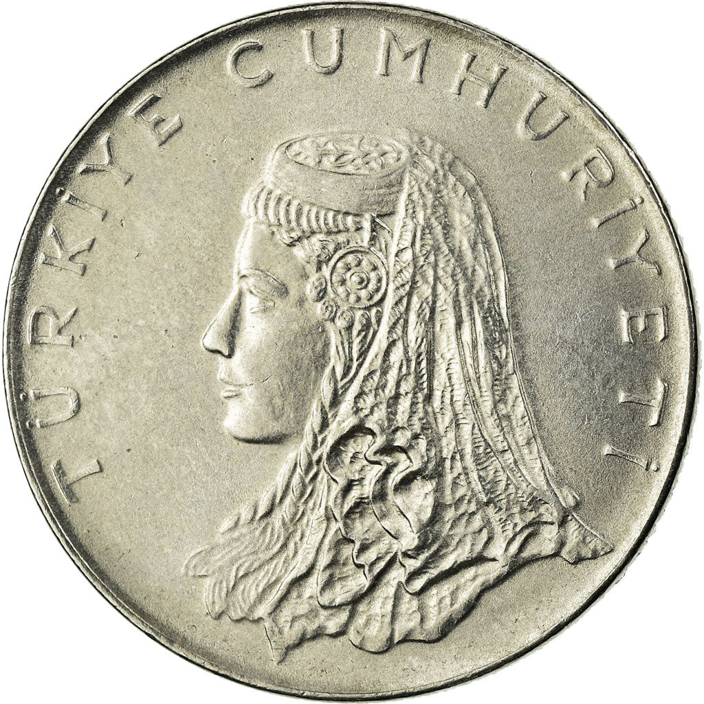 Coin, Turkey, 50 Kurus, 1971, AU(50-53), Stainless Steel, KM:899