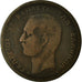 Coin, Greece, George I, 5 Lepta, 1878, Bordeaux, F(12-15), Copper, KM:54