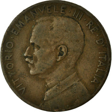 Monnaie, Italie, Vittorio Emanuele III, 5 Centesimi, 1915, Rome, B+, Bronze
