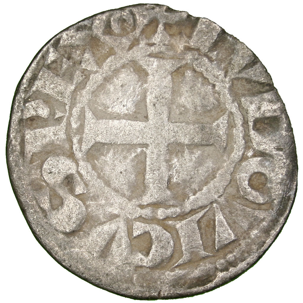 FRANCE, Denarius, VF(20-25), Billon, Duplessy #187, 0.78
