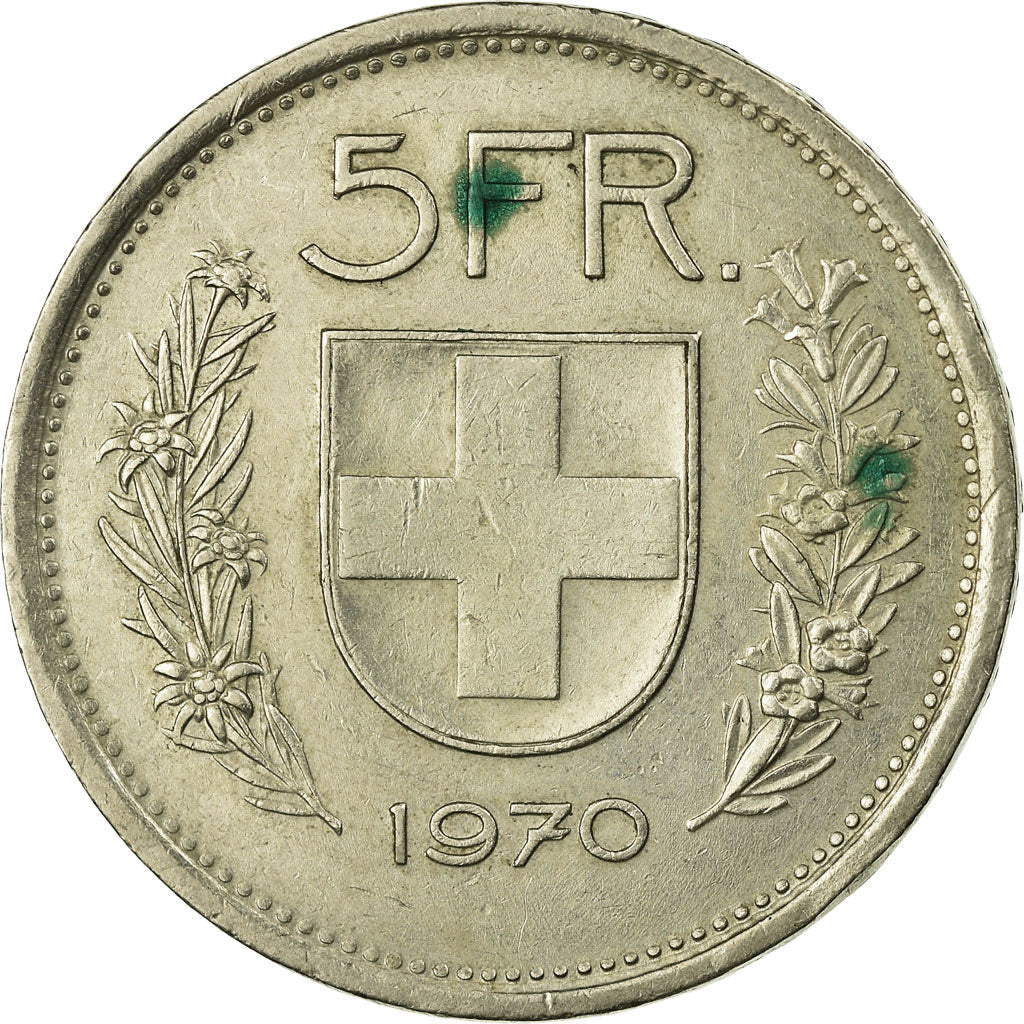 Monnaie, Suisse, 5 Francs, 1970, Bern, TTB, Copper-nickel, KM:40a.1