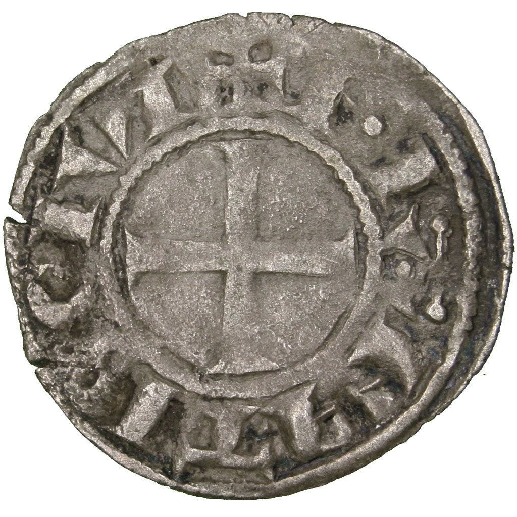 FRANCE, Denarius, Nantes, AU(50-53), Silver, Boudeau #28, 0.92