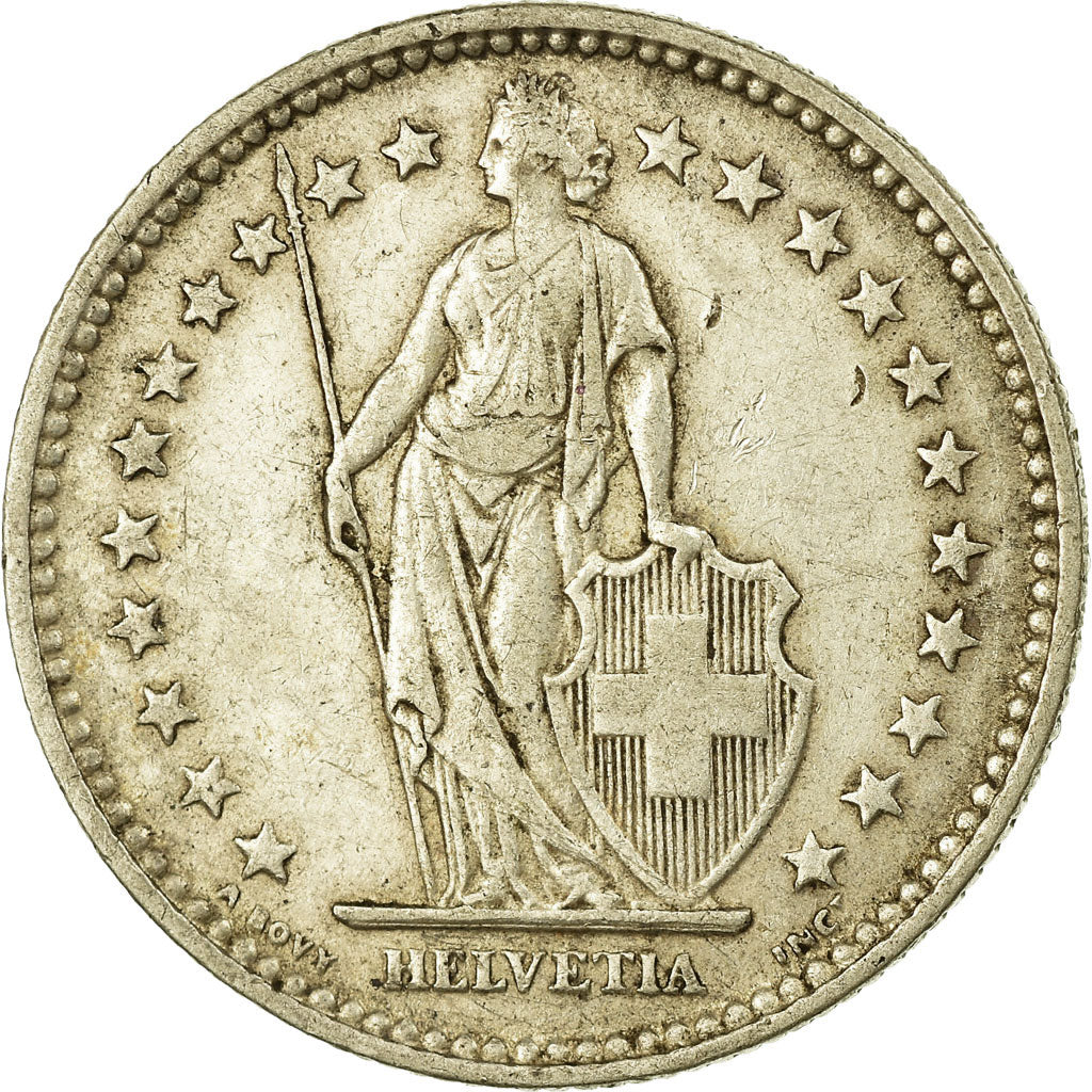 Monnaie, Suisse, 2 Francs, 1909, Bern, TTB, Argent, KM:21
