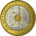 Moeda, França, Jeux Méditerranéens, 20 Francs, 1993, AU(50-53), Trimetálico