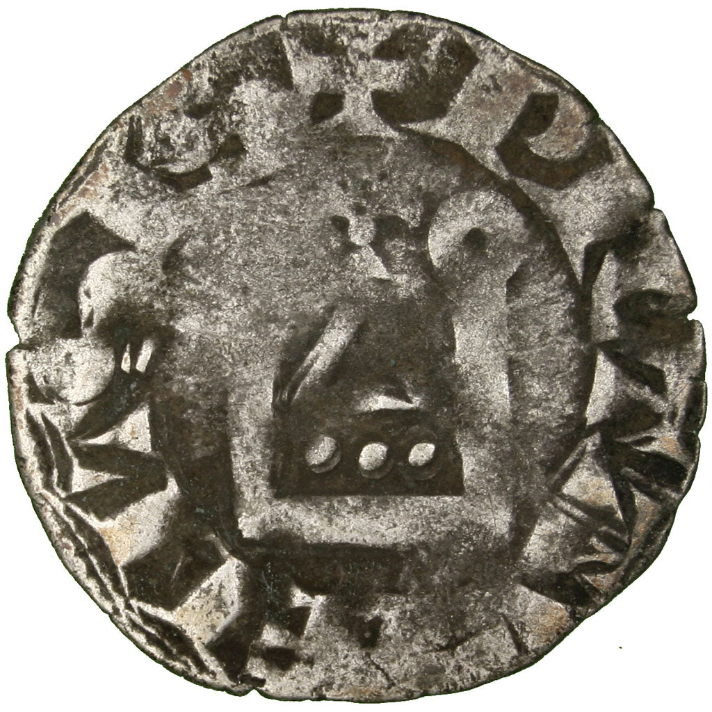 FRANCE, Denarius, VF(30-35), Billon, Boudeau #431, 0.97