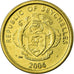 Coin, Seychelles, Cent, 2004, British Royal Mint, MS(63), Brass, KM:46.2