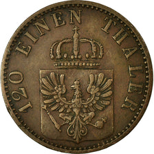 Coin, German States, PRUSSIA, Wilhelm I, 3 Pfennig, 1867, Hannover, EF(40-45)