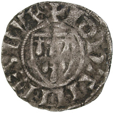 FRANCE, Denarius, EF(40-45), Billon, Boudeau #42, 1.08