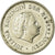 Moneda, Países Bajos, Juliana, 25 Cents, 1969, BC+, Níquel, KM:183