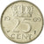 Monnaie, Pays-Bas, Juliana, 25 Cents, 1969, TB+, Nickel, KM:183
