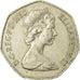 Coin, Great Britain, Elizabeth II, 50 New Pence, 1980, VF(30-35), Copper-nickel