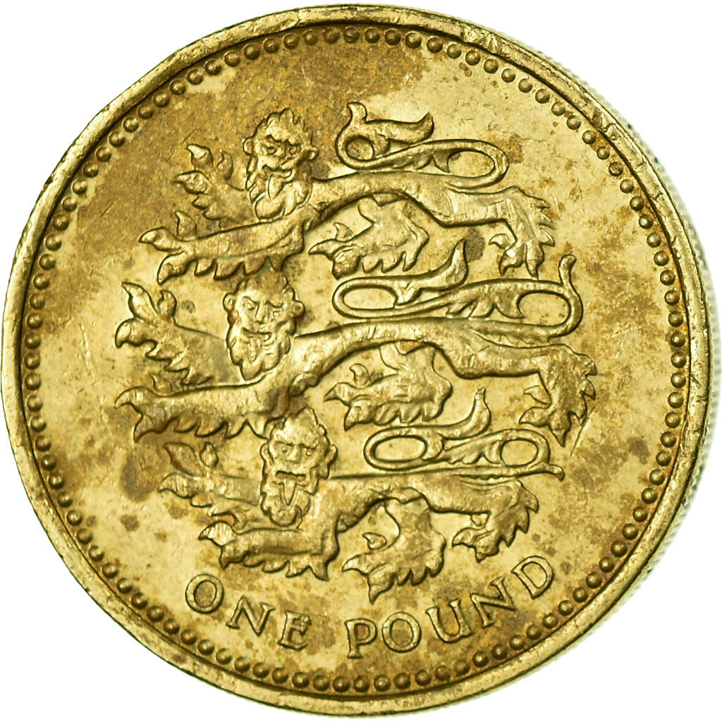 Coin, Great Britain, Elizabeth II, Pound, 1997, EF(40-45), Nickel-brass, KM:975