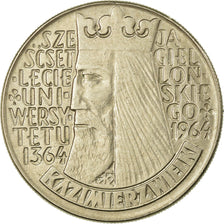 Moneta, Polonia, 10 Zlotych, 1964, BB, Rame-nichel, KM:52.2