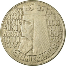 Coin, Poland, 10 Zlotych, 1964, VF(30-35), Copper-nickel, KM:52.1