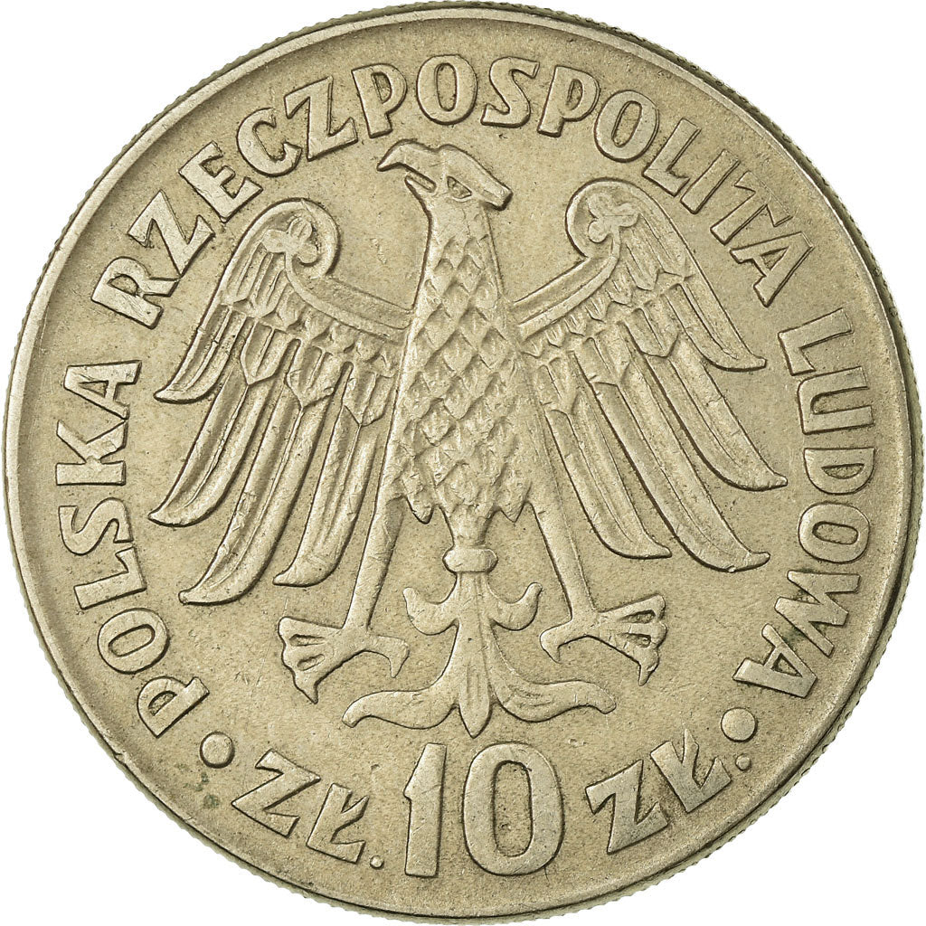 Coin, Poland, 10 Zlotych, 1964, VF(30-35), Copper-nickel, KM:52.1