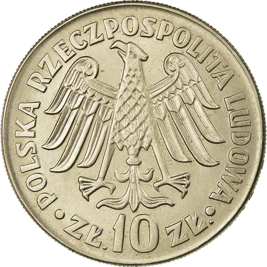 Moneda, Polonia, 10 Zlotych, 1964, EBC, Cobre - níquel, KM:52.1