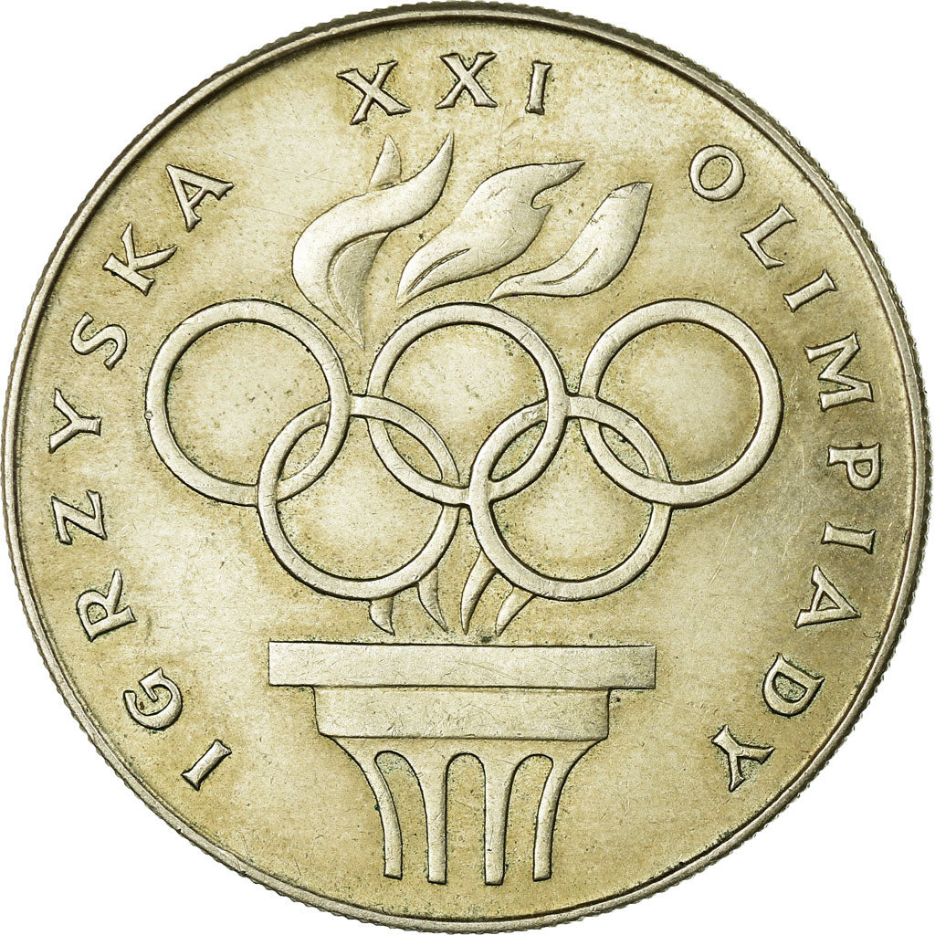 Coin, Poland, 200 Zlotych, 1976, Warsaw, EF(40-45), Silver, KM:86