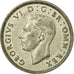 Coin, Great Britain, George VI, Shilling, 1943, EF(40-45), Silver, KM:854