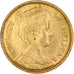 NETHERLANDS, 5 Gulden, 1912, KM #151, AU(55-58), Gold, 18, 3.36