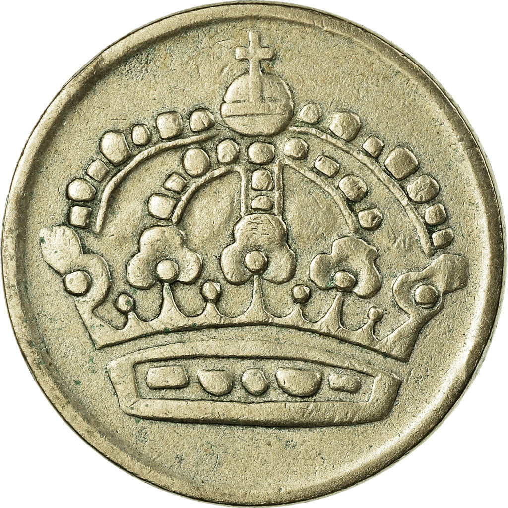 Coin, Sweden, Gustaf VI, 50 Öre, 1956, EF(40-45), Silver, KM:825