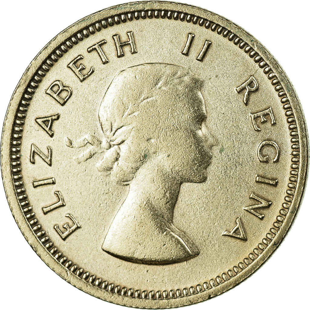 Monnaie, Afrique du Sud, Elizabeth II, Shilling, 1960, TB+, Argent, KM:49