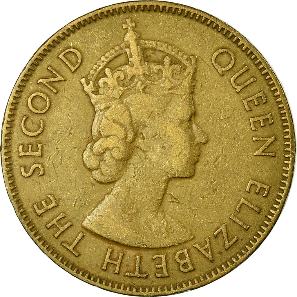 Monnaie, Jamaica, Elizabeth II, Penny, 1960, TB+, Nickel-brass, KM:37