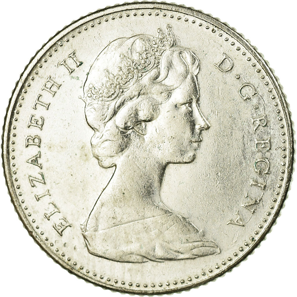Coin, Canada, Elizabeth II, 10 Cents, 1967, Royal Canadian Mint, Ottawa