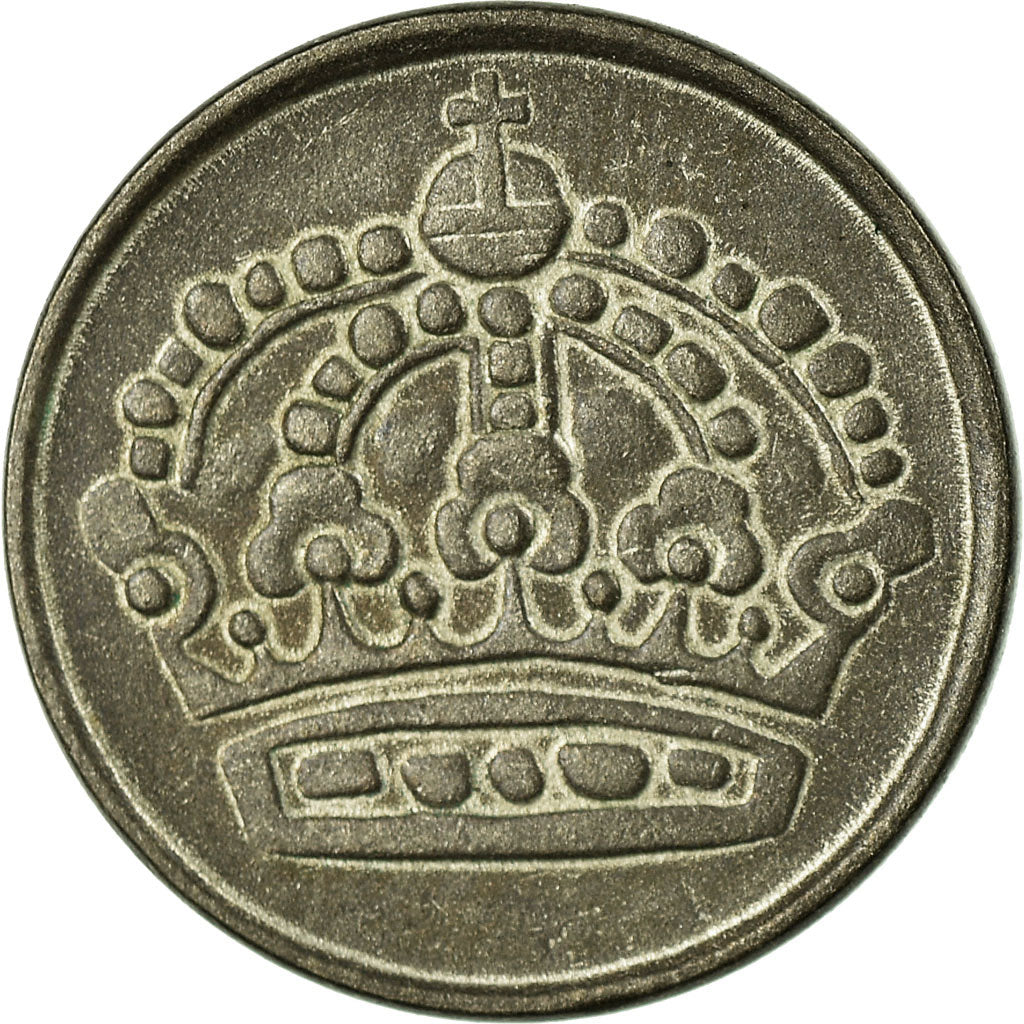 Coin, Sweden, Gustaf VI, 25 Öre, 1957, VF(20-25), Silver, KM:824