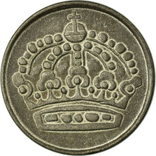 Coin, Sweden, Gustaf VI, 25 Öre, 1957, VF(20-25), Silver, KM:824