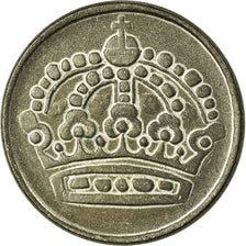 Coin, Sweden, Gustaf VI, 25 Öre, 1961, VF(20-25), Silver, KM:824