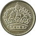 Coin, Sweden, Gustaf VI, 25 Öre, 1961, VF(20-25), Silver, KM:824
